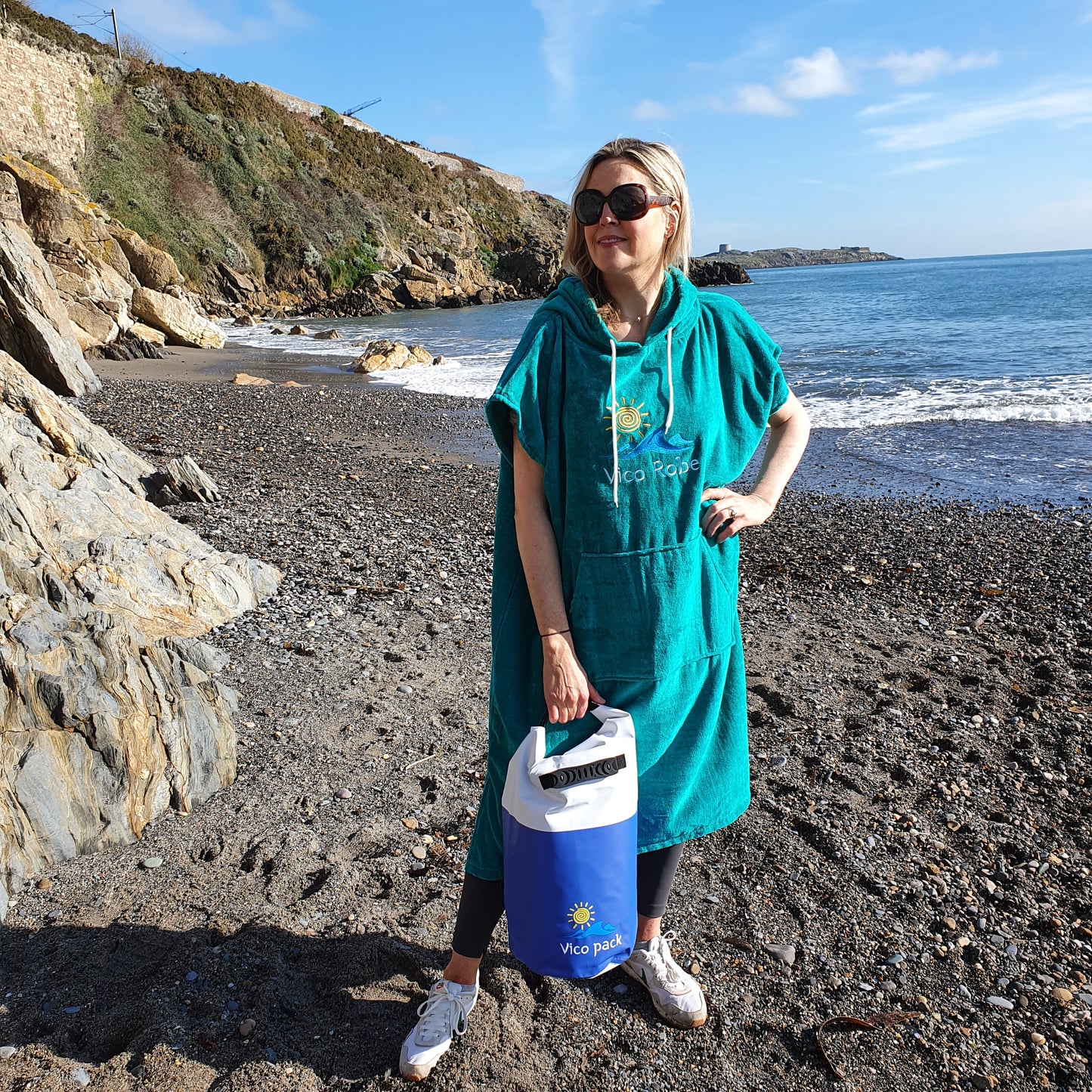 Adult Peacock Velour Cotton Towel Robe