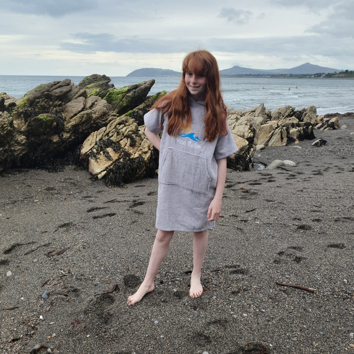 Children's Cotton Poncho Towel Robes