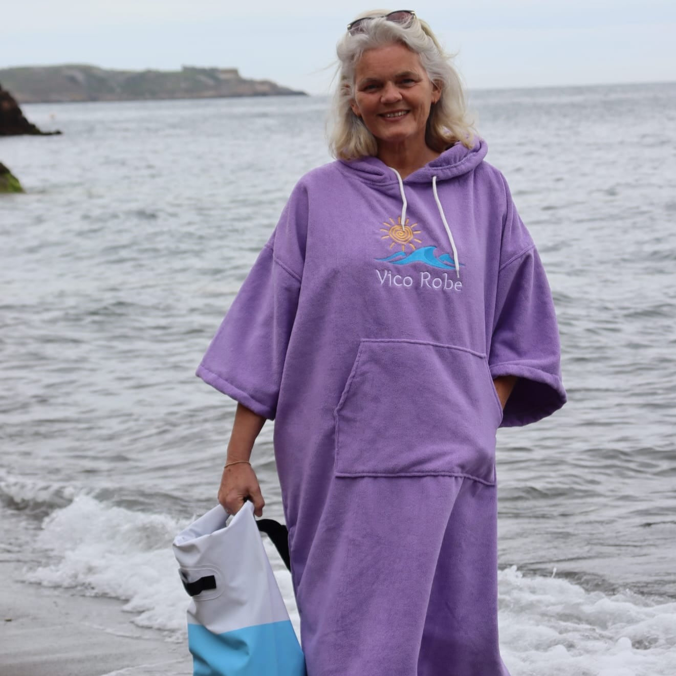 Microfiber Poncho Towel Robe