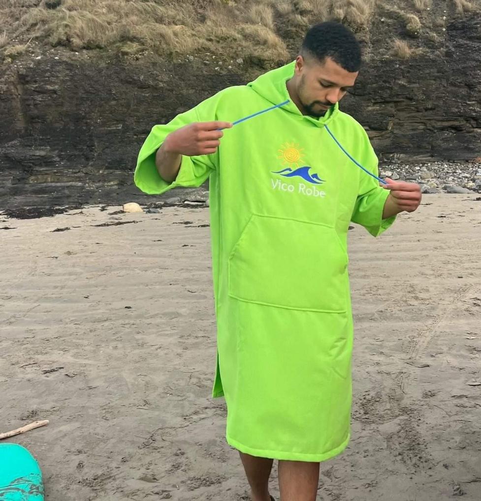 Limegreentowelrobe