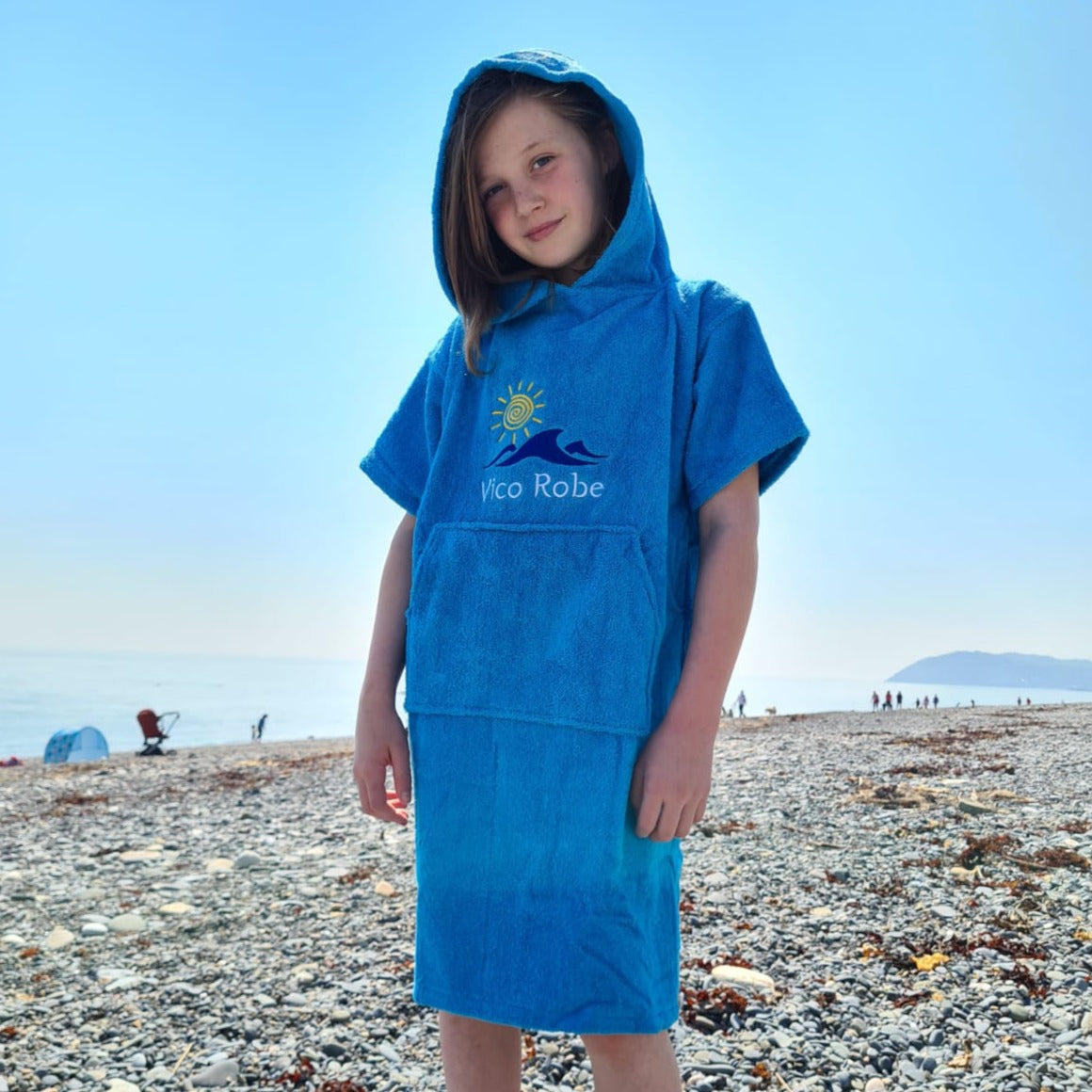 Child's lue Cotton Towel Robe
