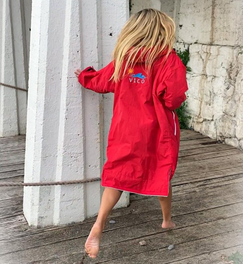 Changing Dry Robe - Red